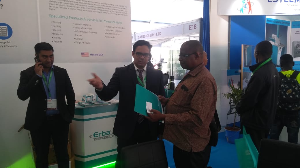 Erba at Medlab East Africa